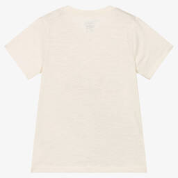 Hatley-Кремовая хлопковая футболка с динозавром | Childrensalon Outlet
