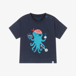 Hatley-تيشيرت بحري للأولاد بلون أزرق | Childrensalon Outlet