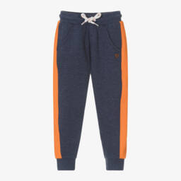 Hatley-Boys Navy Cotton Trousers | Childrensalon Outlet