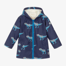 Hatley-Boys Navy Dino Raincoat | Childrensalon Outlet