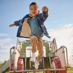 Hatley-Boys Navy Dino Raincoat | Childrensalon Outlet