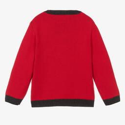 Hatley-Красный свитер с оленем | Childrensalon Outlet