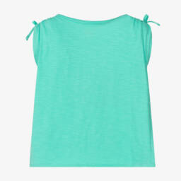 Hatley-Топ с принтом пальм для девочек аквамариновый | Childrensalon Outlet