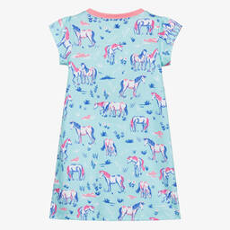 Hatley-Голубая ночная рубашка с лошадками для девочек | Childrensalon Outlet