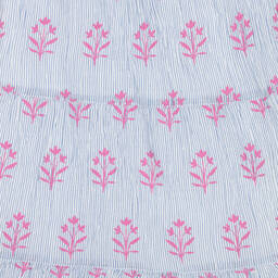 Hatley-Girls Blue Stripe Cotton Dress | Childrensalon Outlet