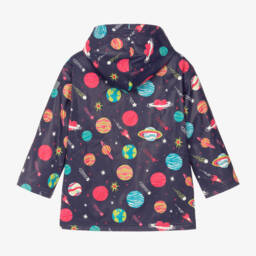 Hatley-Girls Cosmic Print Raincoat | Childrensalon Outlet