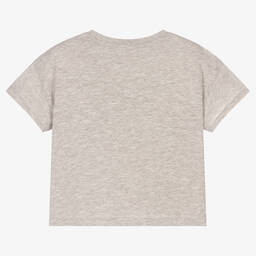 Hatley-Серая хлопковая футболка для девочек | Childrensalon Outlet