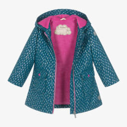 Hatley-Girls Iridescent Bolt Waterproof Jacket | Childrensalon Outlet
