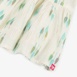 Hatley-Girls Ivory Feather Embroidered Dress | Childrensalon Outlet
