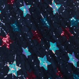 Hatley-Girls Navy Starry Sequin Dress | Childrensalon Outlet