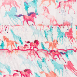 Hatley-فستان بطبعة حصان مودال لون زهري | Childrensalon Outlet