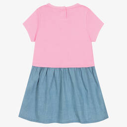 Hatley-Розово-голубое платье с единорогом | Childrensalon Outlet