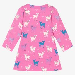 هاتلي-Girls Pink Cotton Jersey Dress | Childrensalon Outlet