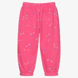 Hatley-Girls Pink Cotton Joggers | Childrensalon Outlet