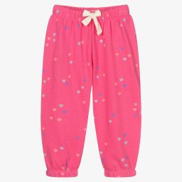 Hatley-Girls Pink Cotton Joggers | Childrensalon Outlet