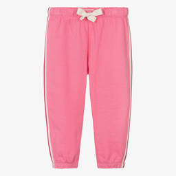 Hatley-Girls Pink Cotton Joggers | Childrensalon Outlet