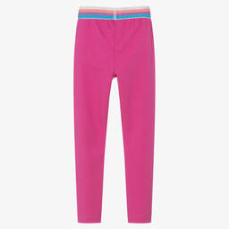 Hatley-ليغنغز قطن لون زهري غليتر للبنات | Childrensalon Outlet