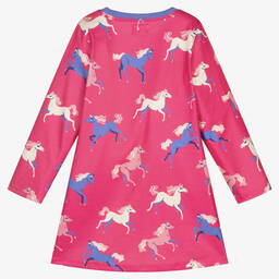 هاتلي-قميص نوم جيرسي لون زهري فوشيا للبنات | Childrensalon Outlet