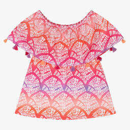 Hatley-Розово-фиолетовый хлопковый топ | Childrensalon Outlet