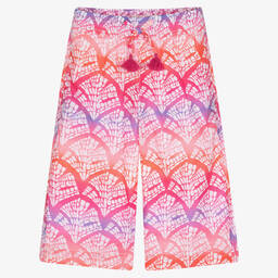 Hatley-بنطلون قصير قطن لون زهري وبنفسجي للبنات | Childrensalon Outlet