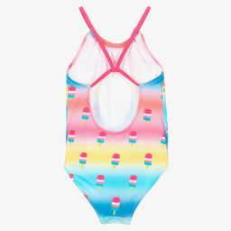 Hatley-Girls Pink Swimsuit (UPF50+) | Childrensalon Outlet