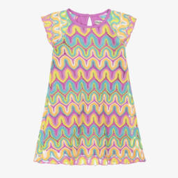 Hatley-Girls Rainbow Crochet Lace Dress | Childrensalon Outlet