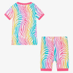 Hatley-Короткая пижама с радужным принтом под зебру | Childrensalon Outlet