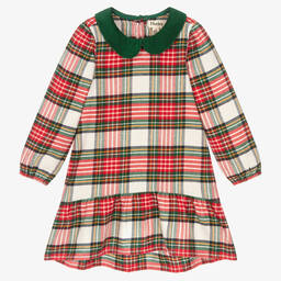 Hatley-Girls Red & Green Check Dress | Childrensalon Outlet