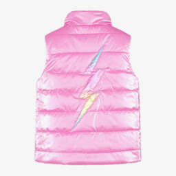 Hatley-Girls Reversible Pink Rainbow Vest | Childrensalon Outlet