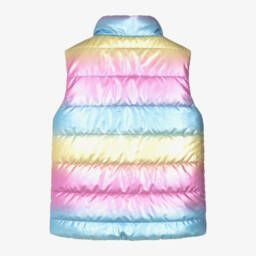 Hatley-Girls Reversible Pink Rainbow Vest | Childrensalon Outlet