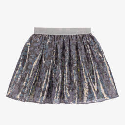 Hatley-Girls Shimmering Floral Sequin Skirt | Childrensalon Outlet