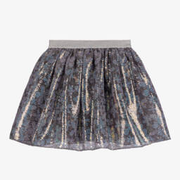Hatley-Girls Shimmering Floral Sequin Skirt | Childrensalon Outlet