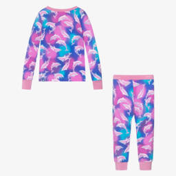 Hatley-ملابس نوم ناعمة للبنات باللون الوردي مع رسمة دلفين | Childrensalon Outlet