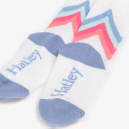 Hatley-Girls Soft White Chevron Socks | Childrensalon Outlet