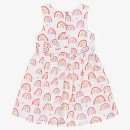 Hatley-Girls White Cotton Dress | Childrensalon Outlet