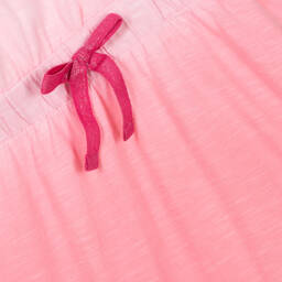 Hatley-Бело-розовое хлопковое платье с эффектом омбре | Childrensalon Outlet