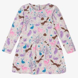Hatley-Grey Cotton Jersey Dress | Childrensalon Outlet