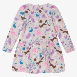 Hatley-Grey Cotton Jersey Dress | Childrensalon Outlet