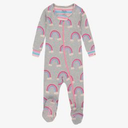 هاتلي-Grey Organic Cotton Babygrow | Childrensalon Outlet