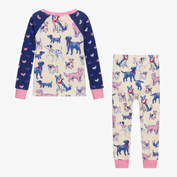 Hatley-Ivory & Blue Puppy Pyjamas | Childrensalon Outlet