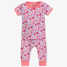 Hatley-Pink Organic Cotton Pyjamas | Childrensalon Outlet