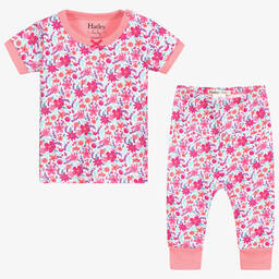 Hatley-Pink Organic Cotton Pyjamas | Childrensalon Outlet