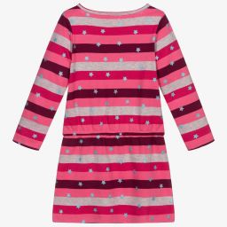 Hatley-Pink Striped Jersey Dress | Childrensalon Outlet