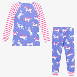 Hatley-Purple Organic Cotton Pyjamas | Childrensalon Outlet
