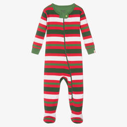 Hatley-بيبي غرو قطن عضوي مقلم لون أحمر للأطفال | Childrensalon Outlet