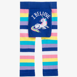 Маленький голубой домик от Hatley-Хлопковые легинсы с единорогом | Childrensalon Outlet