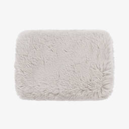 Helen Moore-Girls Grey Faux Fur Hand Muff (25cm) | Childrensalon Outlet