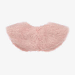 Helen Moore-Girls Pink Faux Fur Collar | Childrensalon Outlet