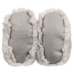 هيلين مور-بوت فرو إصصطناعي لون رمادي للبنات | Childrensalon Outlet