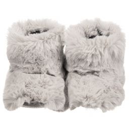 هيلين مور-بوت فرو إصصطناعي لون رمادي للبنات | Childrensalon Outlet